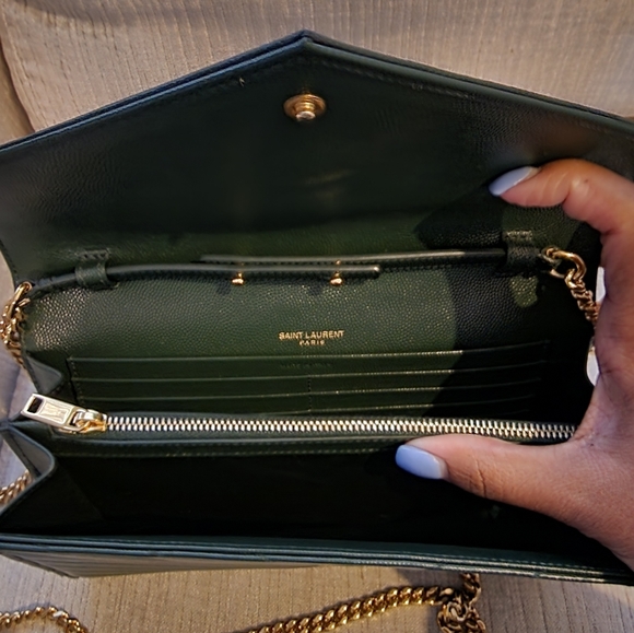 ‼️SOLD‼️YSL Cassandra Wallet on Chain - Picture 8 of 10